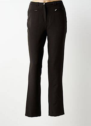 Pantalon drept elasticitate mărime normală negru GUY DUBOUIS femeie