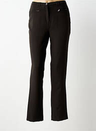 Pantalon drept elasticitate mărime normală negru GUY DUBOUIS femme