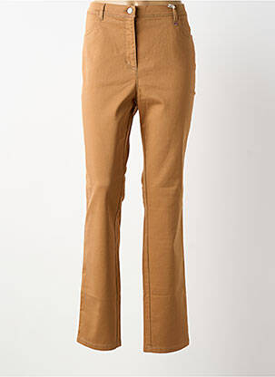 Pantalon drept maro TONI DRESS femeie