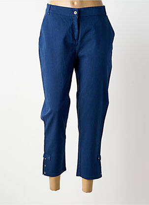 Pantalon 7/8 elasticitate mărime normală albastru GUY DUBOUIS femeie