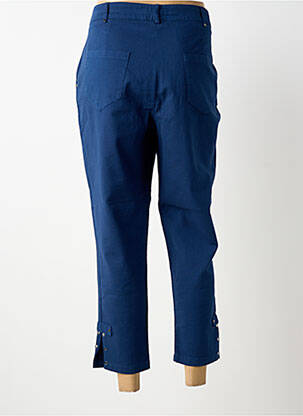 Pantalon 7/8 elasticitate mărime normală albastru GUY DUBOUIS femeie