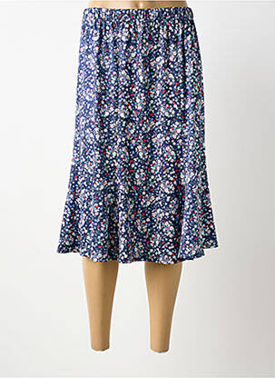 Fustă midi albastru GUY DUBOUIS femeie