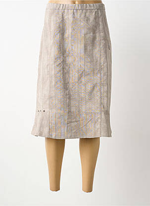 Fustă midi gri GUY DUBOUIS femeie