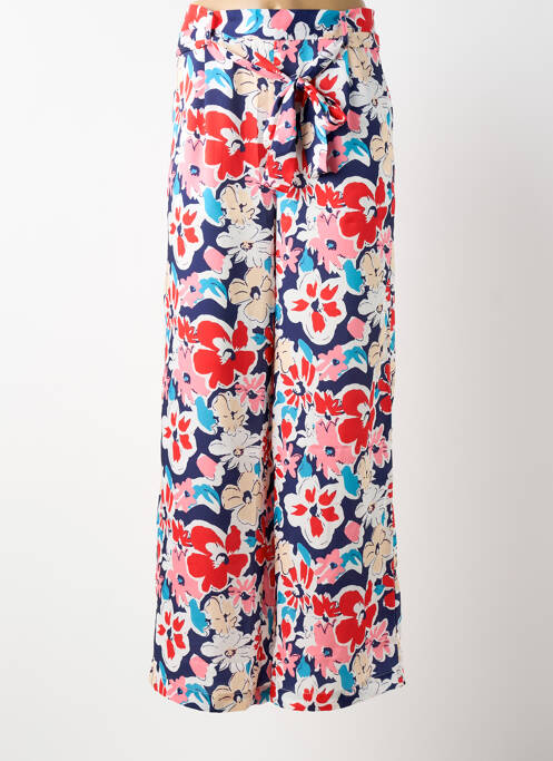 Pantalon larg albastru LEO & UGO femeie