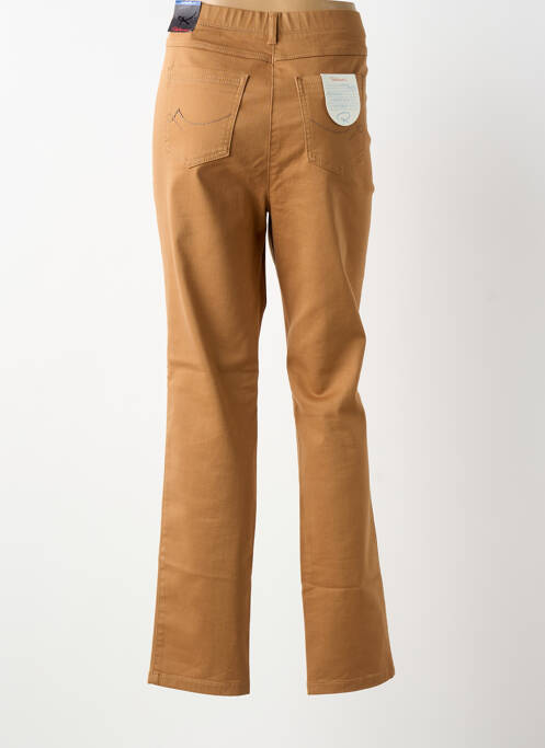 Pantalon drept maro TONI DRESS femeie