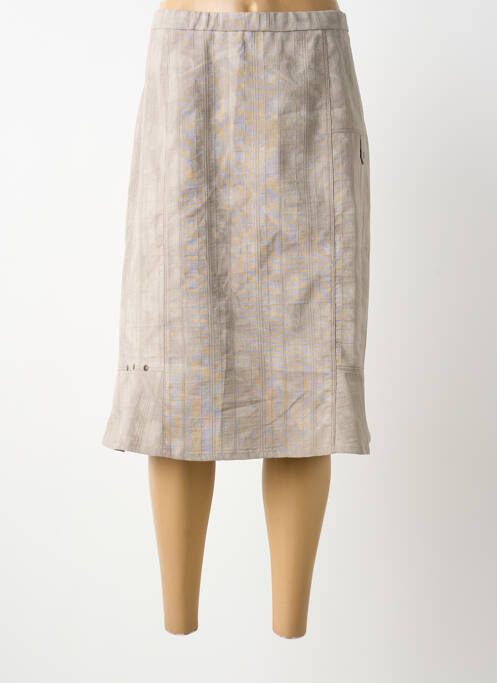 Fustă midi gri GUY DUBOUIS femeie