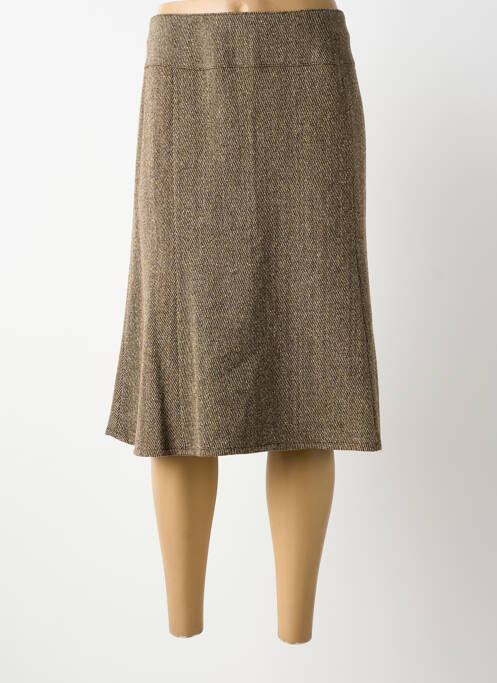 Fustă midi maro GUY DUBOUIS femeie