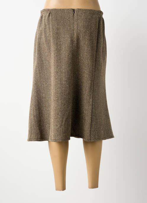 Fustă midi maro GUY DUBOUIS femeie