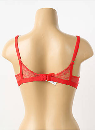 Sutien efect material satinat top sutien push-up portocaliu PASSIONATA femeie