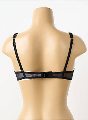 Sutien efect material satinat sutien cupe întregi cu decolteu înalt negru SIMONE PERELE femeie