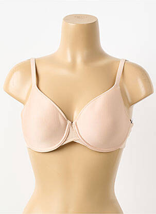 Sutien efect material satinat sutien cupe întregi cu decolteu înalt piele CHANTELLE femeie