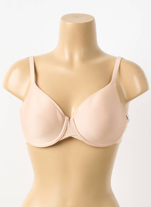 Sutien efect material satinat sutien cupe întregi cu decolteu înalt piele CHANTELLE femme