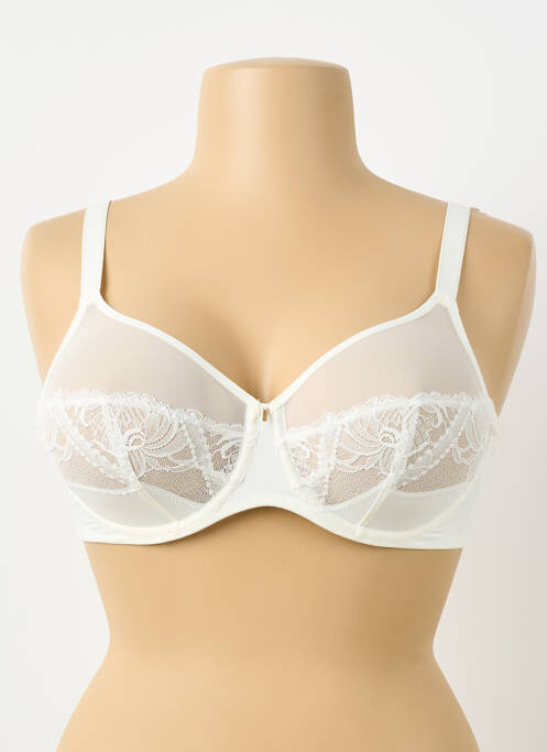 Sutien bretea multi poziție sutien cupe întregi cu decolteu înalt bej CHANTELLE femme