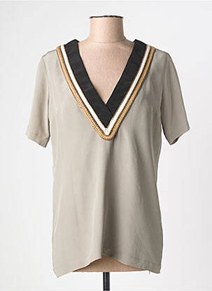 Top gri ELLA LUNA femeie