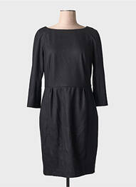 Rochie midi mâneci lungi mâneci lungi negru ZYGA femme
