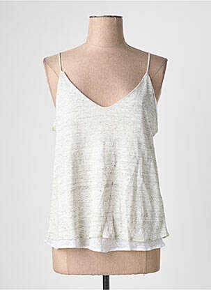 Top gri MAJESTIC FILATURES femeie