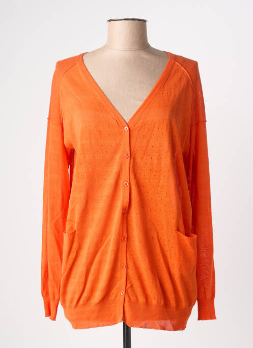 Vestă cu mâneci lungi portocaliu ZYGA femeie