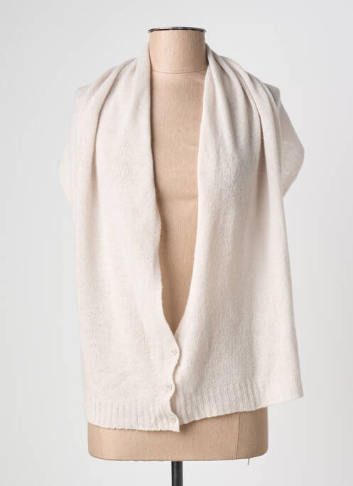 Vestă fără mâneci alb LUNA DI SETA femeie