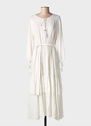 Rochie lungă alb CHIARA FIORINI femeie