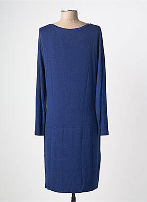 Rochie midi mâneci lungi mâneci lungi albastru ZYGA femeie