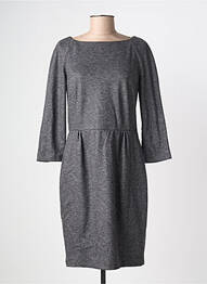 Rochie midi mâneci lungi mâneci lungi gri ZYGA femme