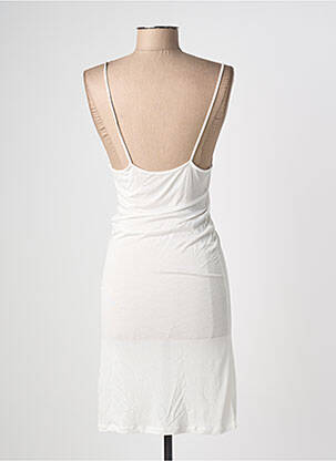Jupon/fond de rochie croială cambrată alb MAJESTIC FILATURES femeie