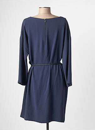 Rochie midi mâneci lungi mâneci lungi albastru ZYGA femeie