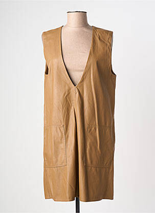 Rochie scurtă maro MAX MARA femeie