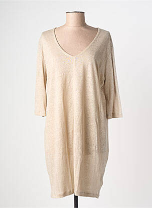 Rochie midi bej MAJESTIC FILATURES femeie