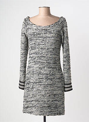 Rochie scurtă gri ELLA LUNA femeie