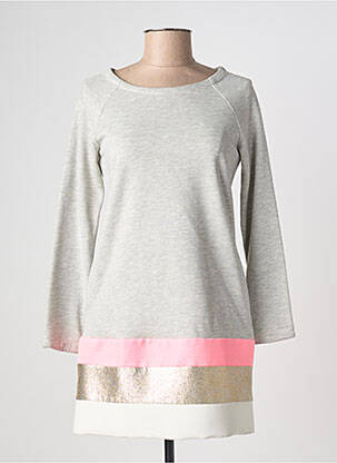 Rochie scurtă gri ELLA LUNA femeie