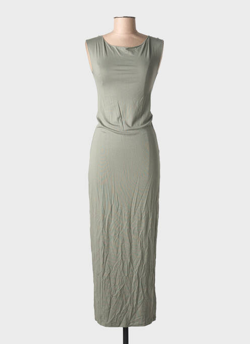 Rochie lungă verde MAJESTIC FILATURES femeie