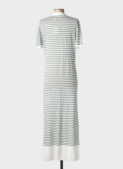 Rochie lungă alb MAJESTIC FILATURES femeie