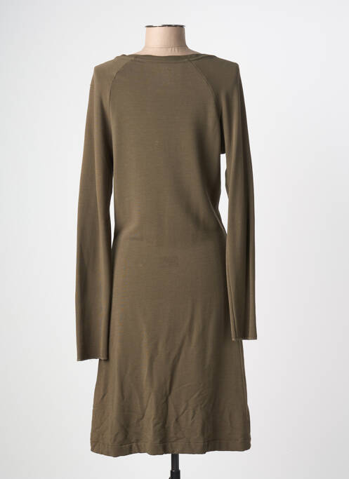 Rochie midi verde MAJESTIC FILATURES femeie