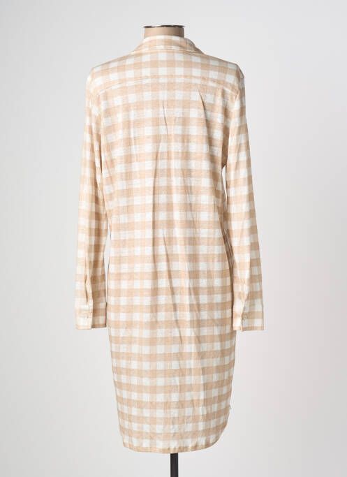 Rochie midi bej MAJESTIC FILATURES femeie