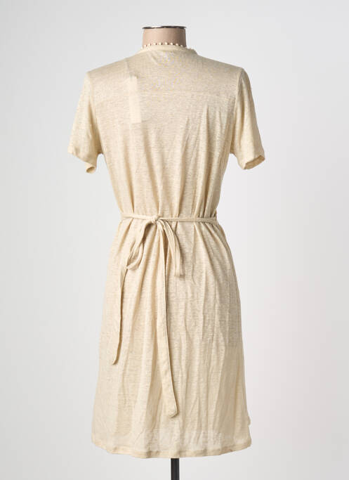 Rochie midi bej MAJESTIC FILATURES femeie