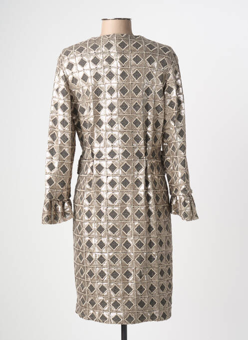 Rochie midi bej INTROPIA femeie