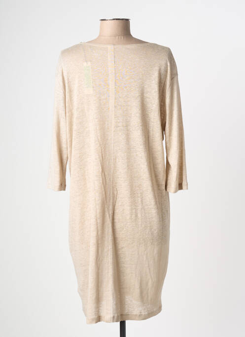 Rochie midi bej MAJESTIC FILATURES femeie