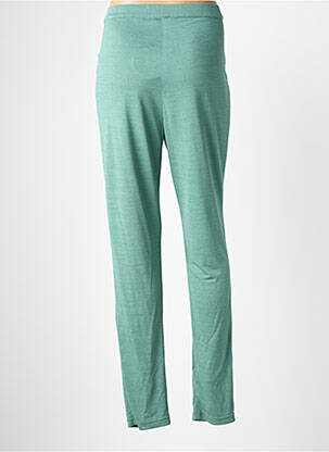 Pantalon slim talie elastică mărime normală verde CHACOK femeie