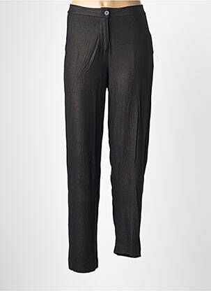 Pantalon drept elasticitate mărime normală negru MAJESTIC FILATURES femeie