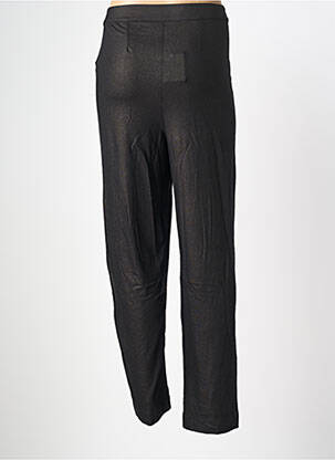 Pantalon drept elasticitate mărime normală negru MAJESTIC FILATURES femeie