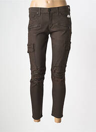 Pantalon slim elasticitate mărime normală maro HUDSON femme