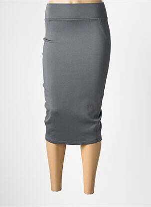 Fustă midi elasticitate gri MAX MARA femeie
