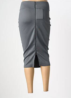 Fustă midi elasticitate gri MAX MARA femeie