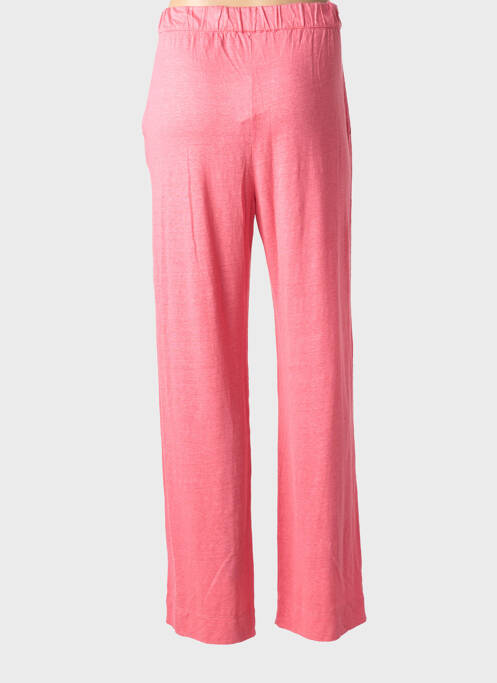 Pantalon drept roz MAJESTIC FILATURES femeie