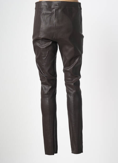 Pantalon slim maro HOTEL PARTICULIER femeie