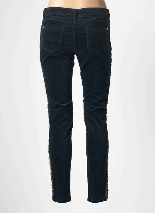 Pantalon slim negru GOLD ON THE ROCKS femeie