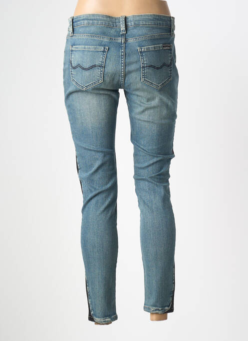 Blugi cu croială slim albastru GOLD ON THE ROCKS femeie