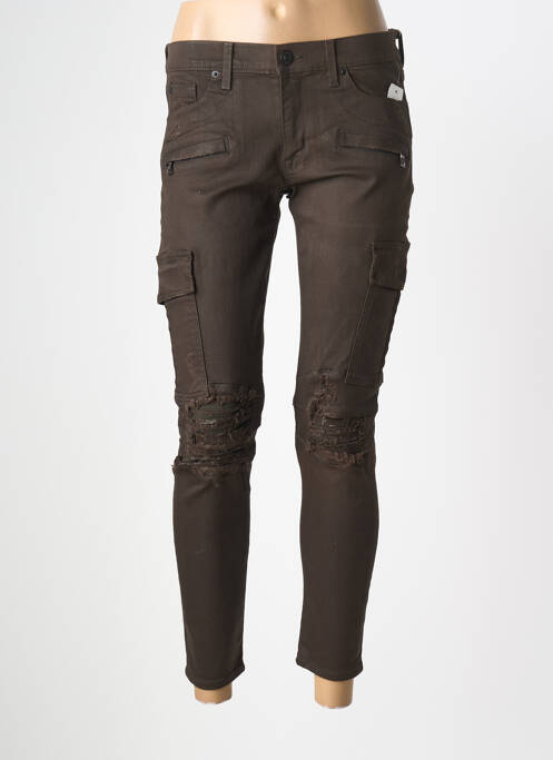 Pantalon slim maro HUDSON femeie