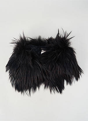 Guler / eșarfă de gât cusături întărite negru MANGANO femme